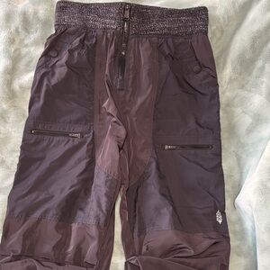 FP Movement by Free People black Nylon Track Joggers